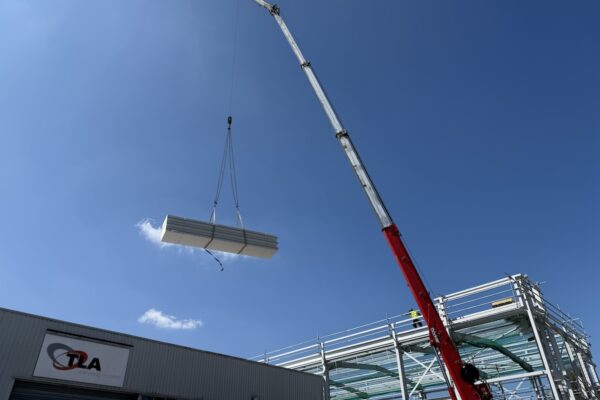 Cladding & Roofing Project Commences in Bingham, for Catherall Developments Ltd at TLA Distribution Ltd.